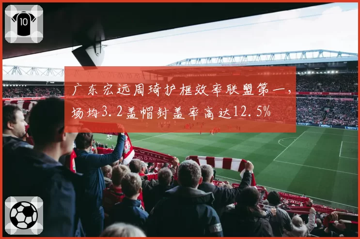 广东宏远周琦护框效率联盟第一，场均3.2盖帽封盖率高达12.5%