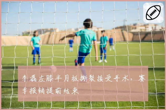 李磊左膝半月板撕裂接受手术,赛季报销提前结束